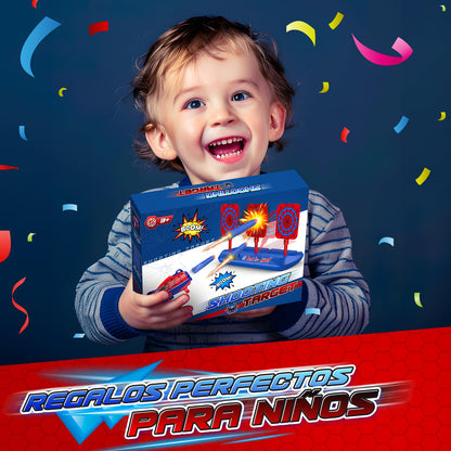 Excitobo Shooting Toys for 3-12 Year Old Boys,Shooting Targets Age 4-6 6-8 Outdoor Games Garden Toys Family Fun for Birthday Halloween Christmas Easter Gifts for Boys Girls