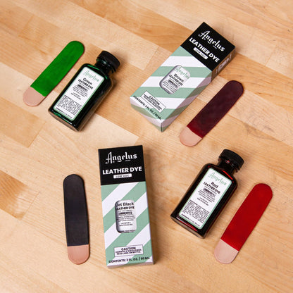 Angelus Leather Dye - Flexible Leather Dye for Shoes, Boots, Bags, Crafts, Furniture, & More 3oz (Navy Blue)