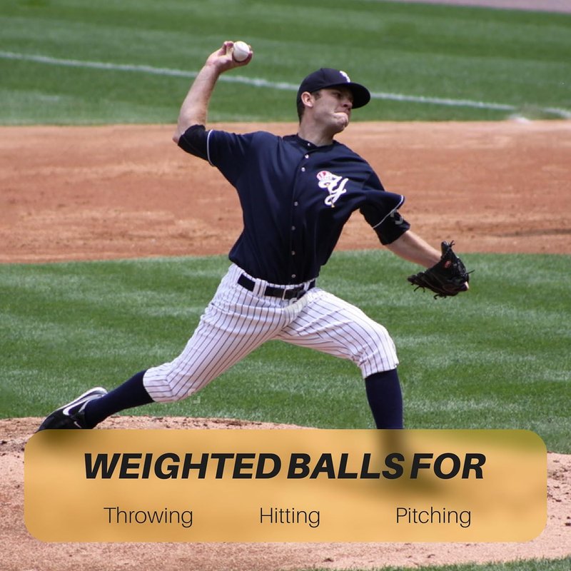 Plyometric Weighted Training Ball - Baseball & Softball Arm Strength | Durable PVC Shell, Sand-Filled