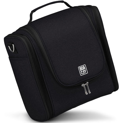 BOACAY Extra Large Hanging Travel Toiletry Bag for Women & Men, Makeup Bag, Shower & Wash Bag, Organiser for Cosmetics, Essentials, Travel Accessories
