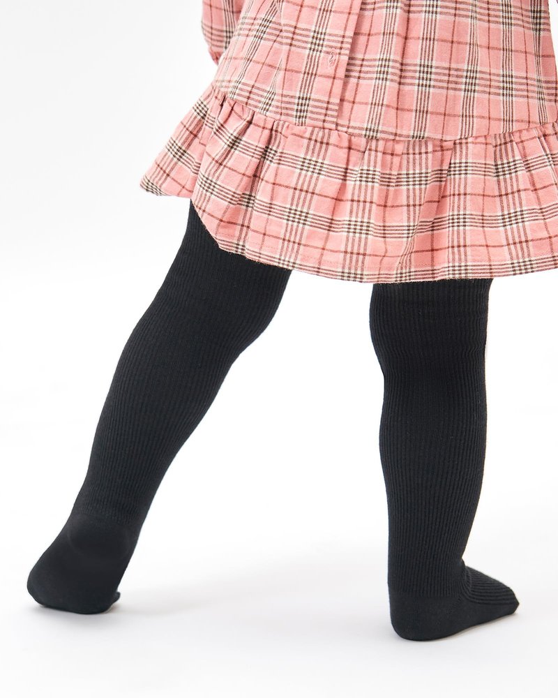 Stelle Toddler Girls Tights Baby Cable Knit Thick Stockings Cotton Winter Warm Leggings Pantyhose 1/2/3 Pack(Black,XXS)