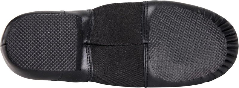 Unisex Leather Jazz Dance Shoes - Comfortable Slip-On Design for Men & Women