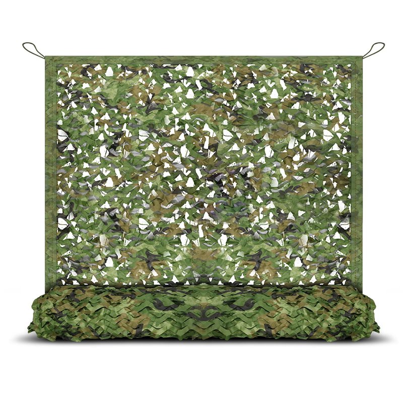 Camo Netting, Camouflage Mesh Netting for Hunting Blinds, Woodland Mesh Perfect Camonetting for Camping Shooting Hunting, Military Theme Party Decoration Sun Shade Outdoor 13x5ft