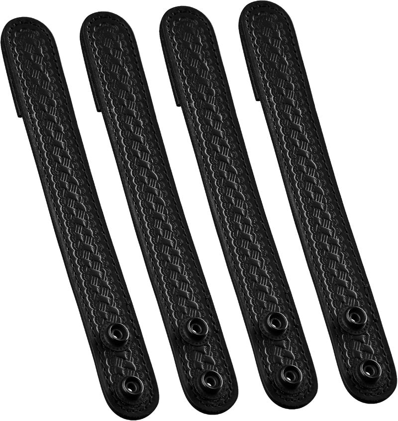 Shield Wallets - Duty Belt Keeper with Double Snap Closure | Pack of 4