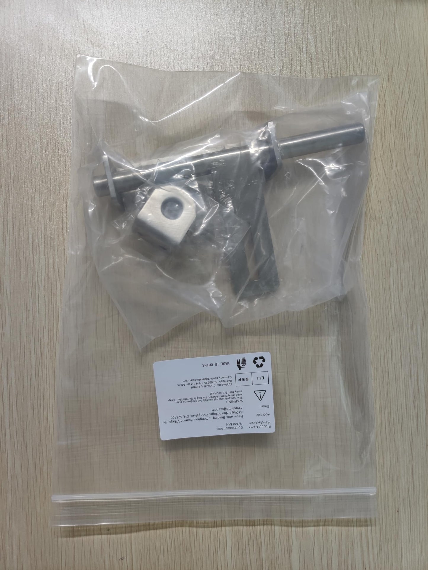 DINGCHI Sliding Bolt Security Lock Throw Lock Heavy Duty 304 Stainless Steel Barrel Door Bolt with Hole Brushed Finish