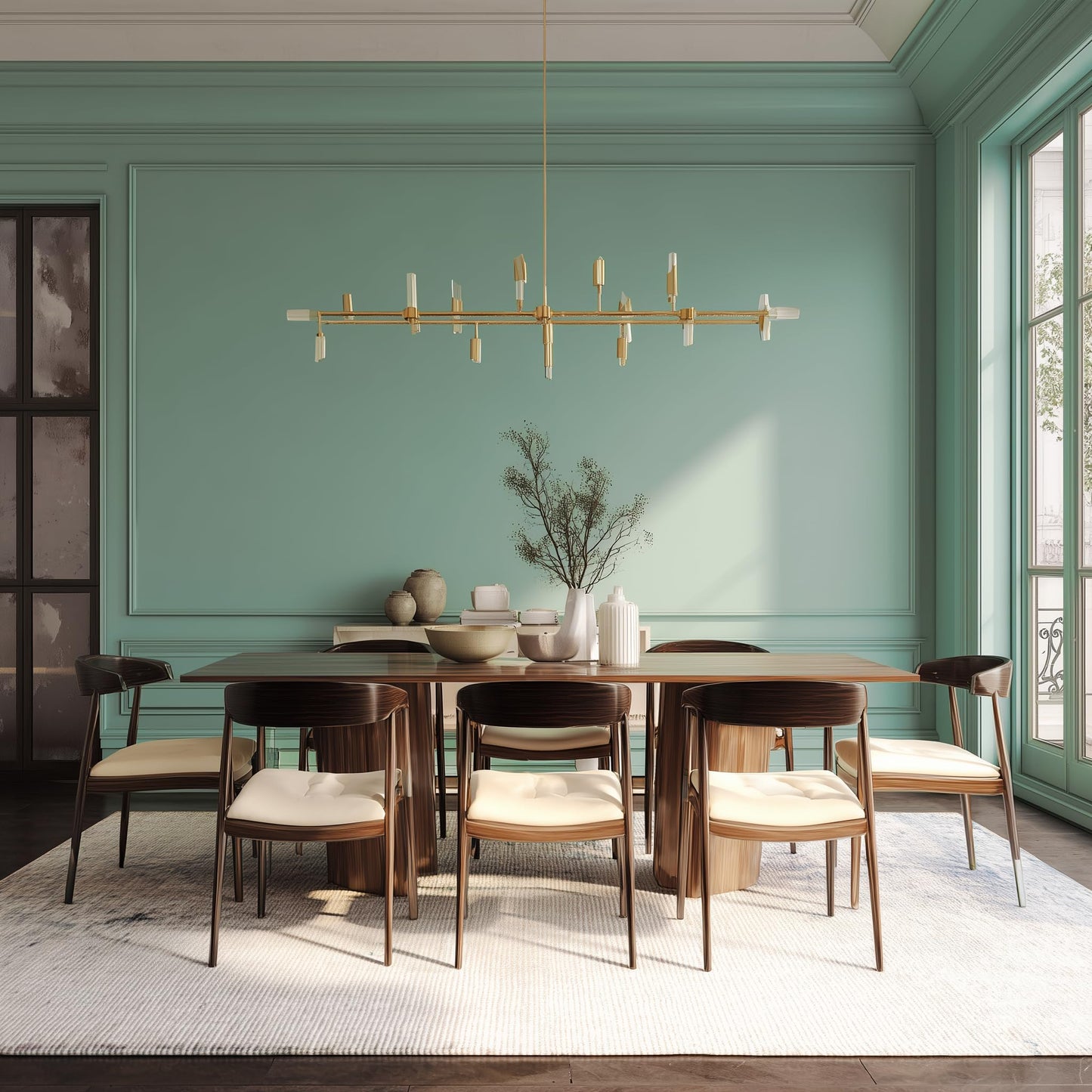 EVOLVE Interior Paint & Primer, Satin (Seafoam Green), 1 Gallon – Available in 50+ Colors, One-Coat Coverage, Excellent Hide, Low VOC, Low Odor, Washable Interior Paint
