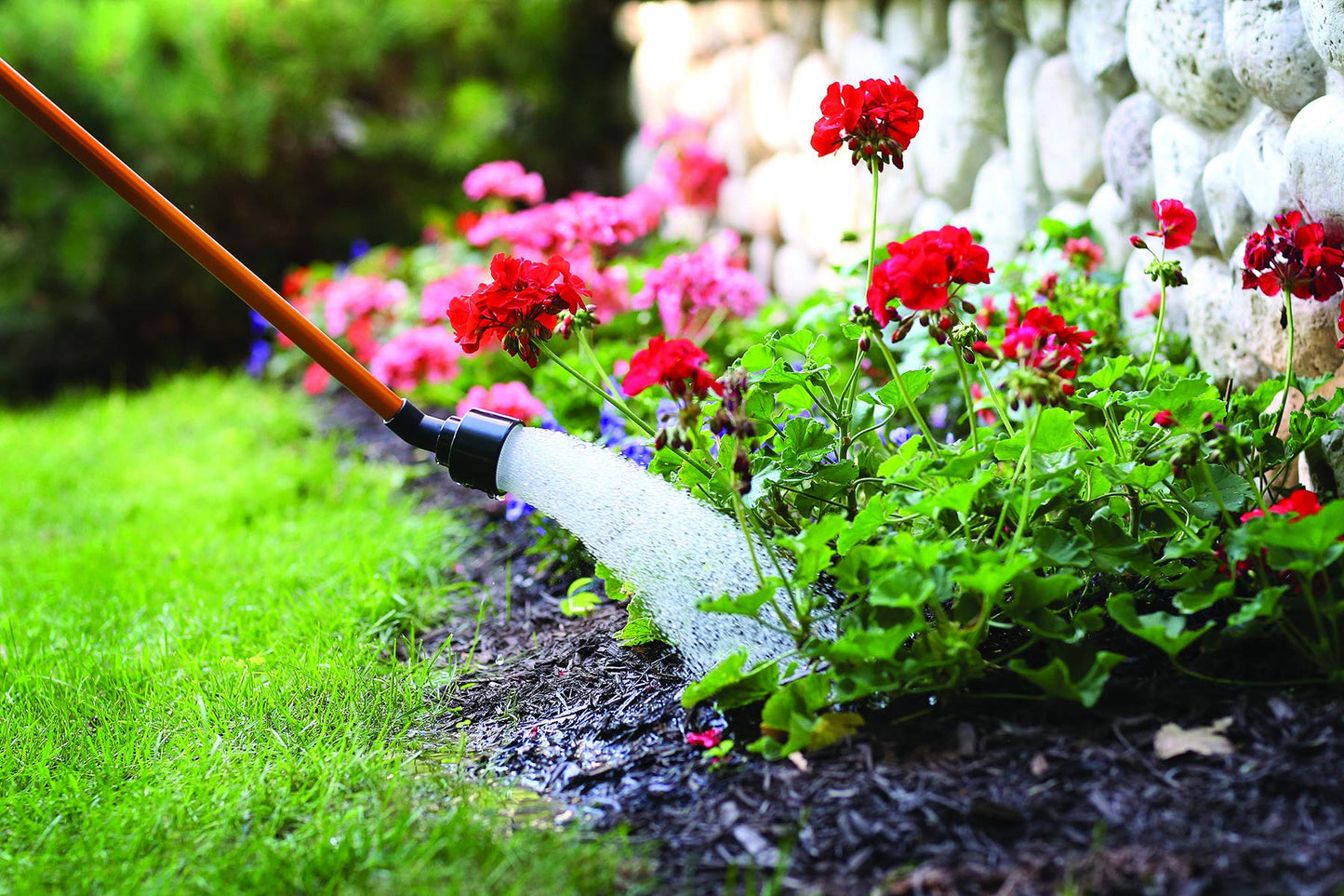 Dramm 14804 One Touch Rain Wand with One Touch Valve, 30-Inch, Green