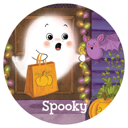 Funny Little Ghost - Halloween Ghost-Shaped Board Book