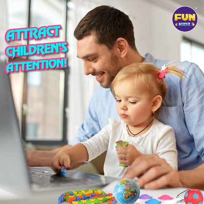 Gift Fidget Box Toys Pack for Kids 3-12, FunKidz Sensory Toys for Boys Girls Age 7-12 Autistic Children in Mystery Storage Portable Box