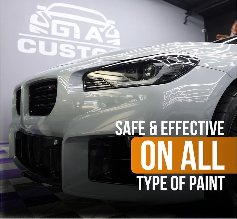 Spray Wax for Cars – Instant Mirror Shine & Streak-Free Finish – Premium Italian Formula, Easy Wipe-On Car Wax Spray for Deep Gloss, Slick Surface & Protection on Paint, Plastic & Trim – 25 Oz