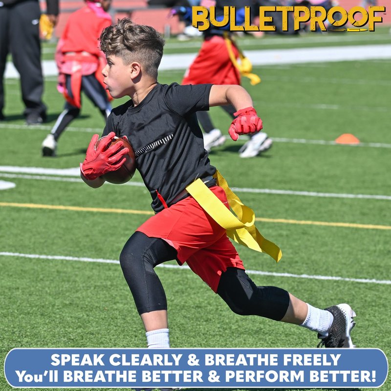 Bulletproof: World’s Thinnest Most Breathable Mouthguard is 3X Stronger! BJJ Lacrosse Football Basketball MMA Wrestling Hockey Rugby Boxing Men Sports Mouth Guard Grinding Teeth Adult Youth Braces