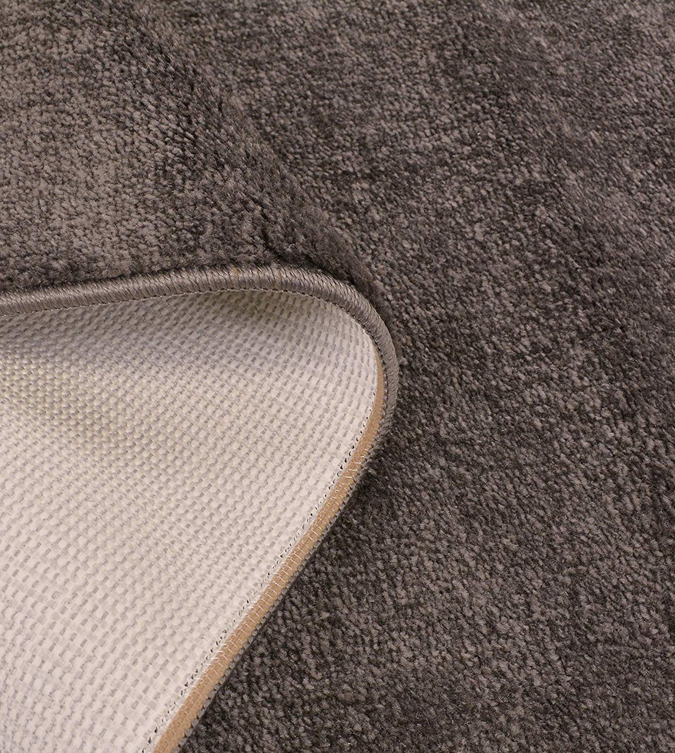 RugStylesOnline Custom Size Runner Rug Solid Color Extra Long Runner Rugs for Hallways 30 Inch Wide x Pick Your Size by Feet Slip Skid Resistant Rubber Back Rug Runners (Grey, 5 ft x 30 in)