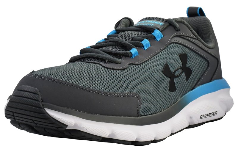 Under Armour Men's Charged Assert 9, (119) Pitch Gray/Capri/Black, 7.5