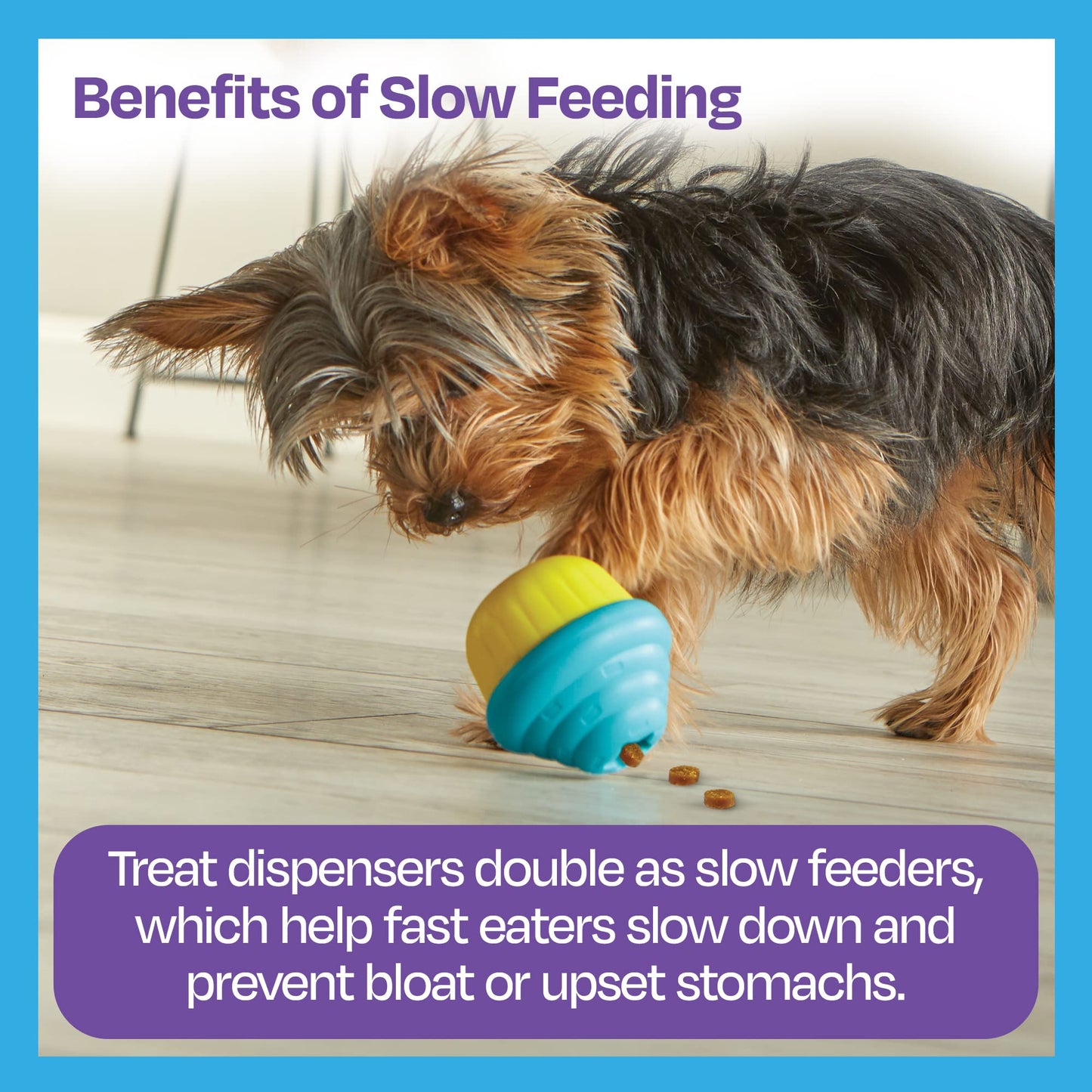 Brightkins Small Cupcake Treat Dispenser for Dogs - Enrichment Dog Birthday Toy for All Breeds, Interactive Gift for Puppies