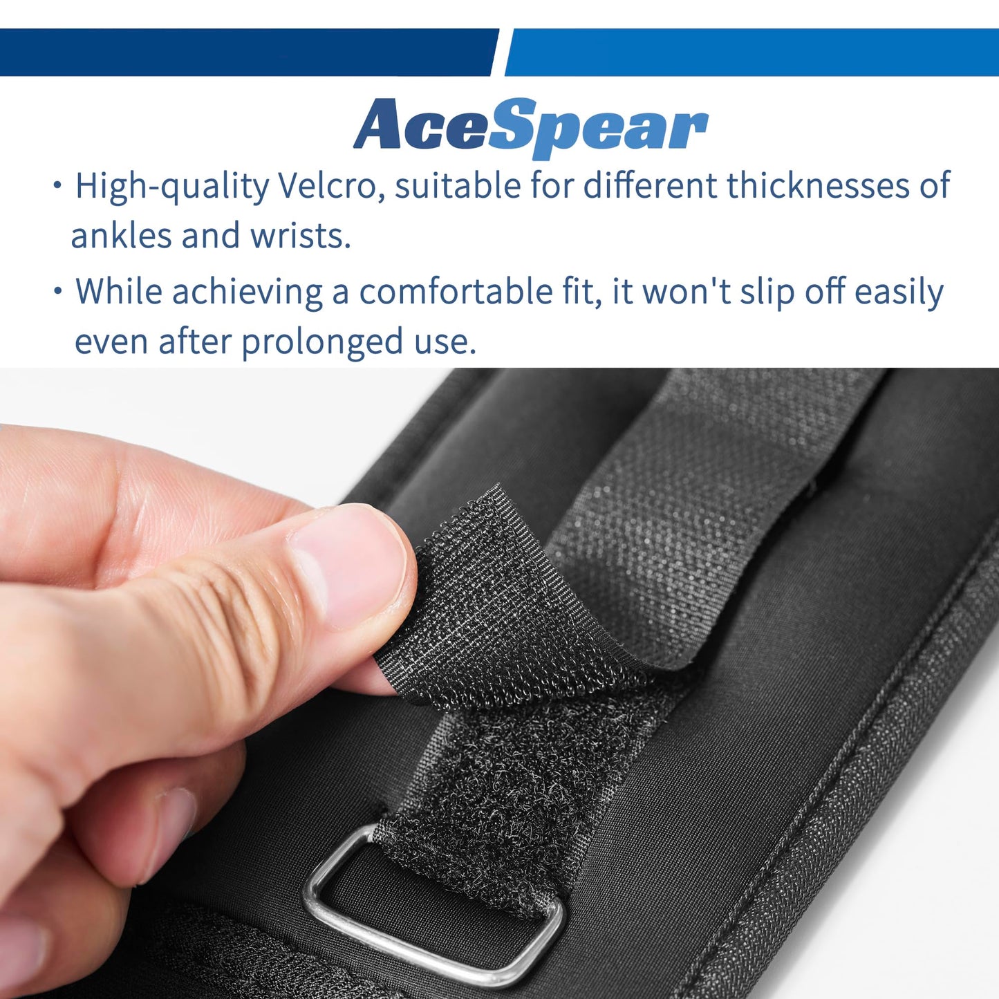 AceSpear Ankle Weights for Men Women Wrist Weights 2 * 1lb 2lbs 3lbs 4lbs 5lbs 6lbs Leg Weights Sandbags Kids Arm Hand Weights for Fitness Walking Running Gym
