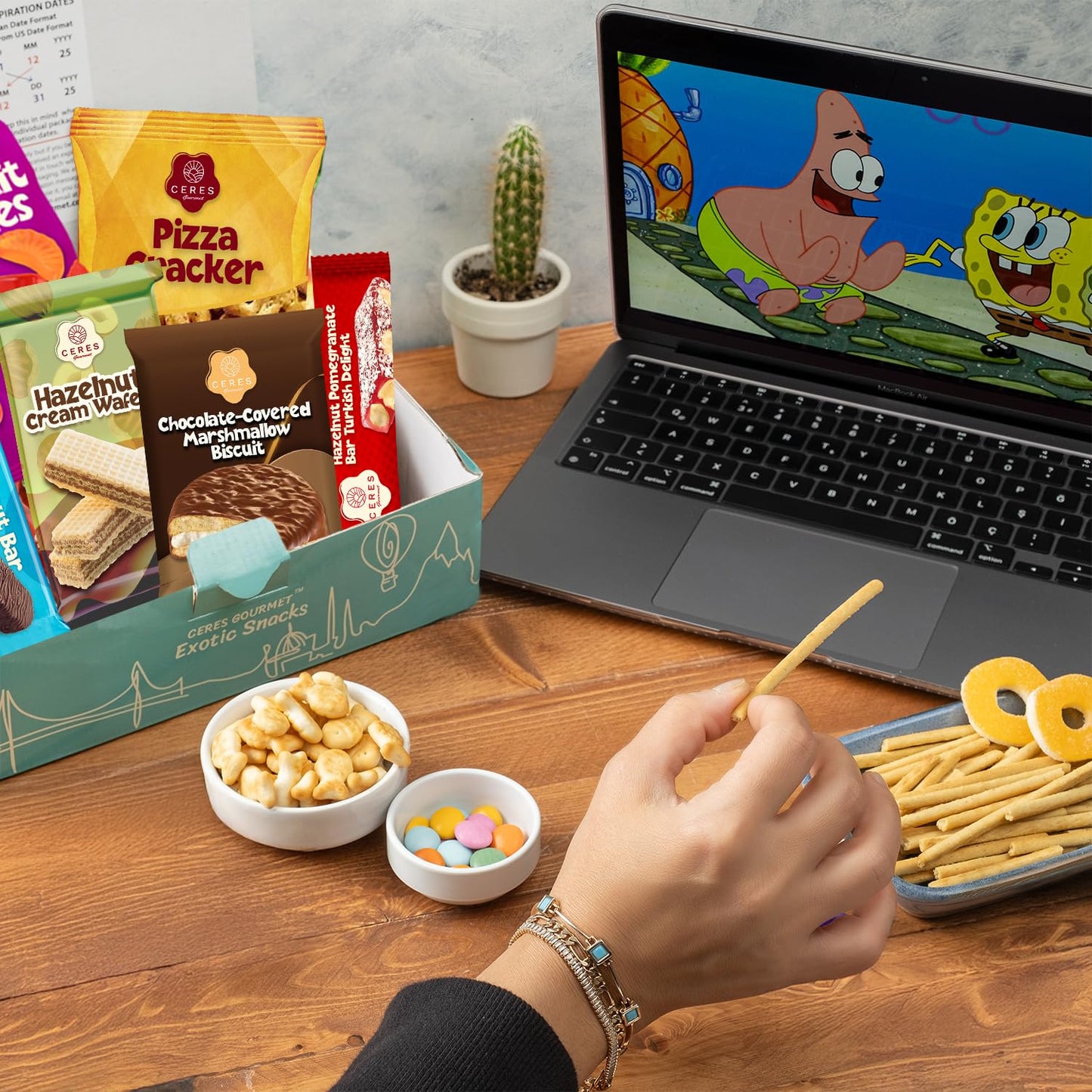 International Exotic Snack Box Variety Pack, 22 Count Premium Foreign Rare Snack Food Gifts with Suprise Item for Fun, Mystery Box of Snacks, European Snacks for Adults and Kids for Christmas Thanksgiving and More