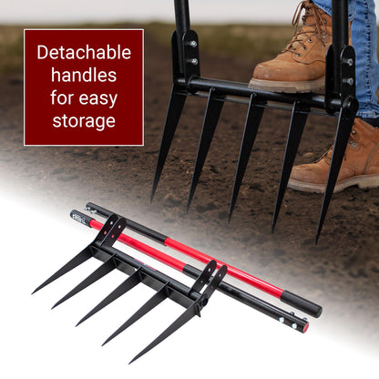 Bully Tools 92627 Broad Fork with Fiber Glass Handle