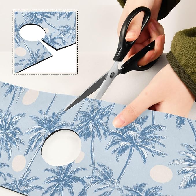 Kitchen Sink Splash Guard 1 PC 14.7 Inch Sink Faucet Mat Splash Guard