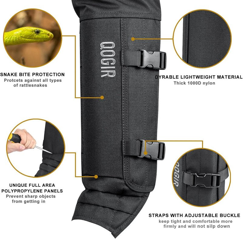 Snake Guards - Durable Snake Gaiters for Full Leg Protection | Hunting Gear for Outdoor Safety
