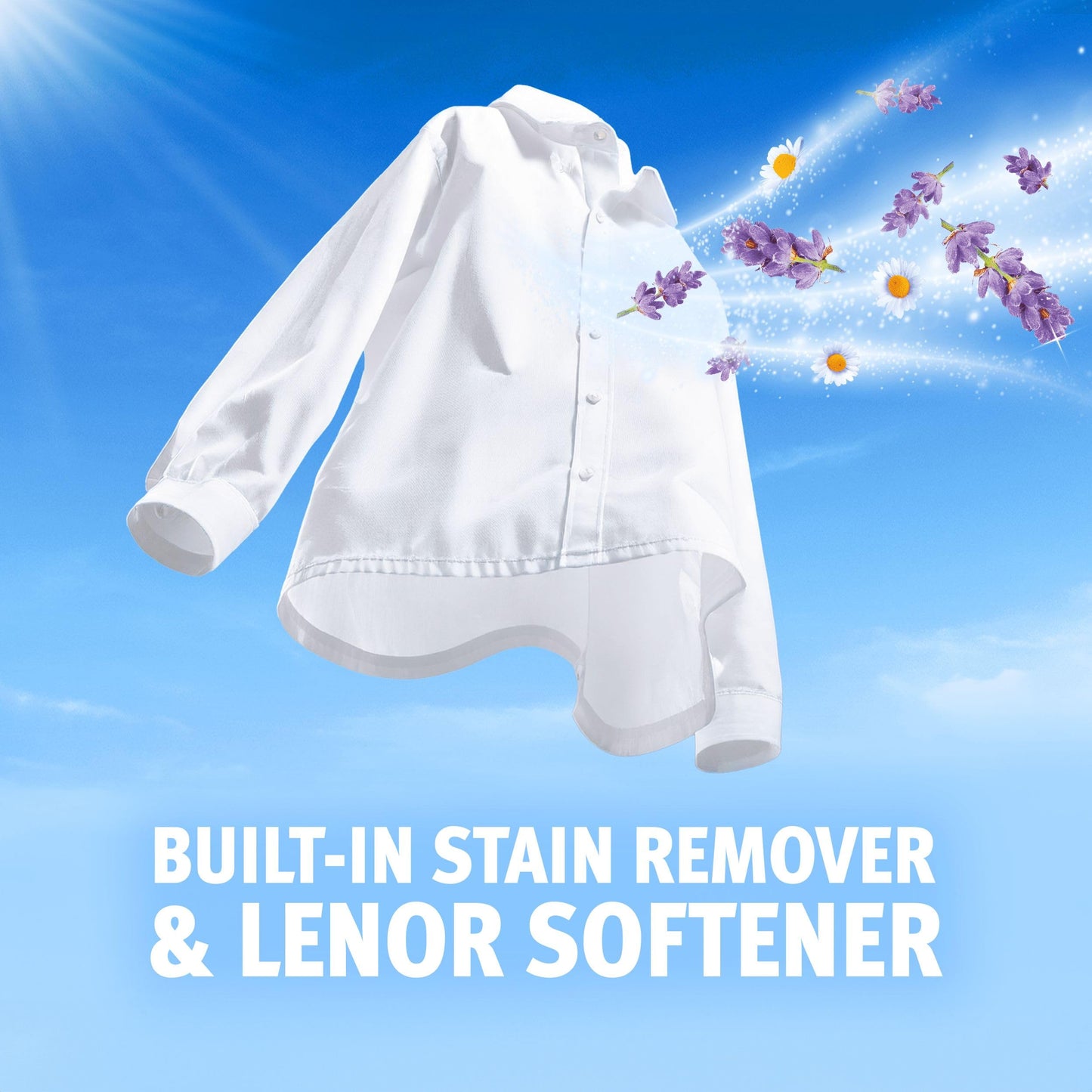 Bold PODS® Washing Liquid Laundry Detergent Capsules 70 Washes, Lavender & Camomile, Outdoor Freshness That Lasts, With Built-In Lenor Softener