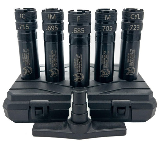 Winenton™ Extended Choke Tubes Set - BER/Ben Mobil Thread ONLY - 12Ga - 5 Pieces Choke Tubes with Wrench - Black