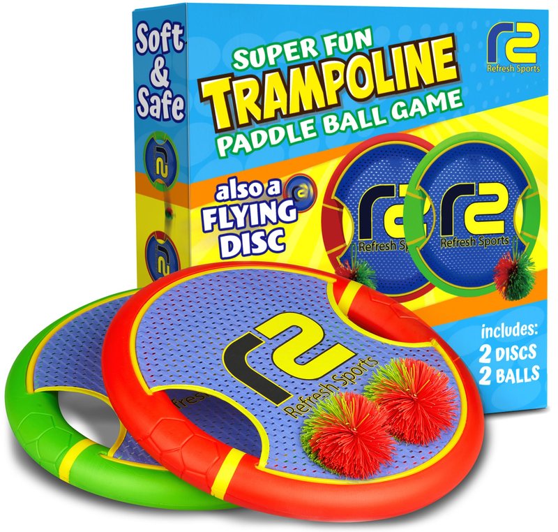 Kids Bouncy Paddles & Flying Disc: Summer Gifts For Boys & Gift Ideas for Kids 2026 - Sports Gifts & Sports Games For Boys 8-12 Toss & Catch Games & Yard Toys Outdoor Games For Kids With Stringy Balls