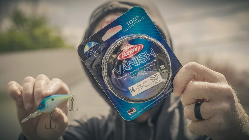 Berkley Vanish®, Clear, 2lb | 0.9kg, 250yd | 228m Fluorocarbon Fishing Line, Suitable for Saltwater and Freshwater Environments