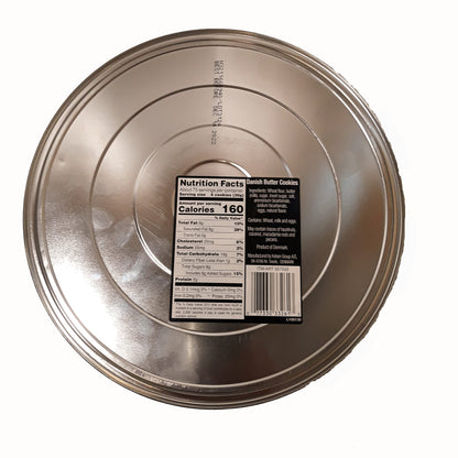 Kelsen Danish Butter Cookies in Decorative Holiday Tin, 80 Ounce (300 Cookies)