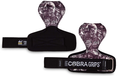 Cobra Grips PRO Weight Lifting Gloves Heavy Duty Straps Alternative Power Lifting Hooks for Deadlifts Adjustable Neoprene Padded Wrist Support Bodybuilding
