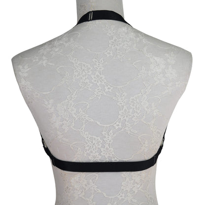 JELINDA Womens Bra Elastic Cupless Cage Bra Strappy Hollow Out