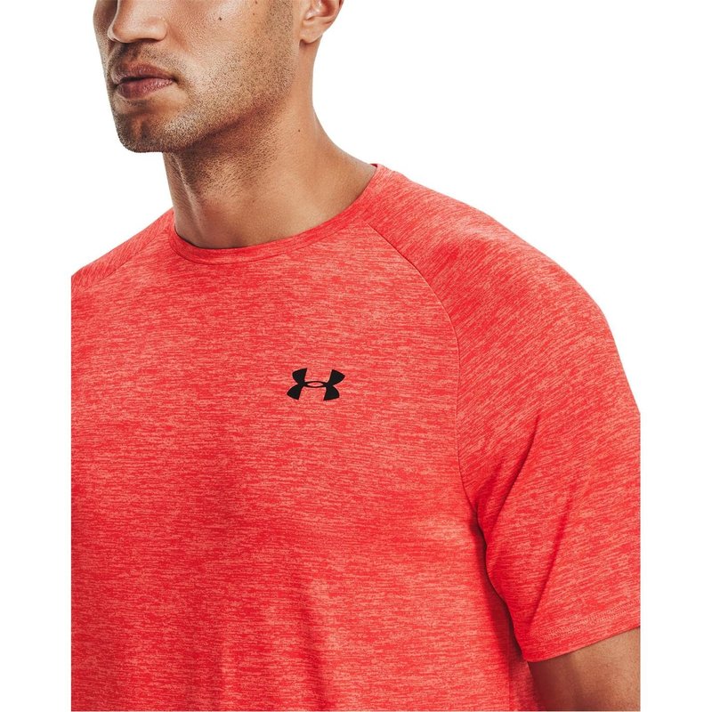 Under Armour Men's Tech 2.0 Short-Sleeve T-Shirt , Venom Red (690)/Black, Large