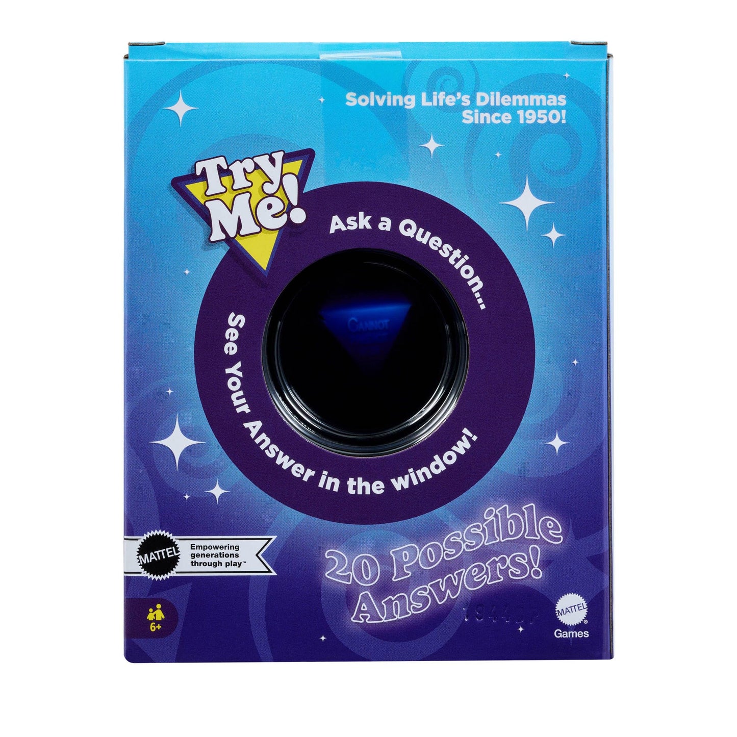 Magic 8 Ball Novelty Game, Fortune-Telling Toy for Family Nights, Game Nights, Travel, Camping, 30188
