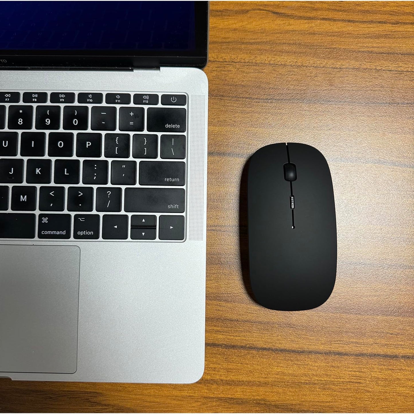 Bluetooth Wireless Mouse for Laptop mac MacBook ipad MacBook air MacBook pro pc Desktop Computer Windows Chromebook Notebook (Silver)
