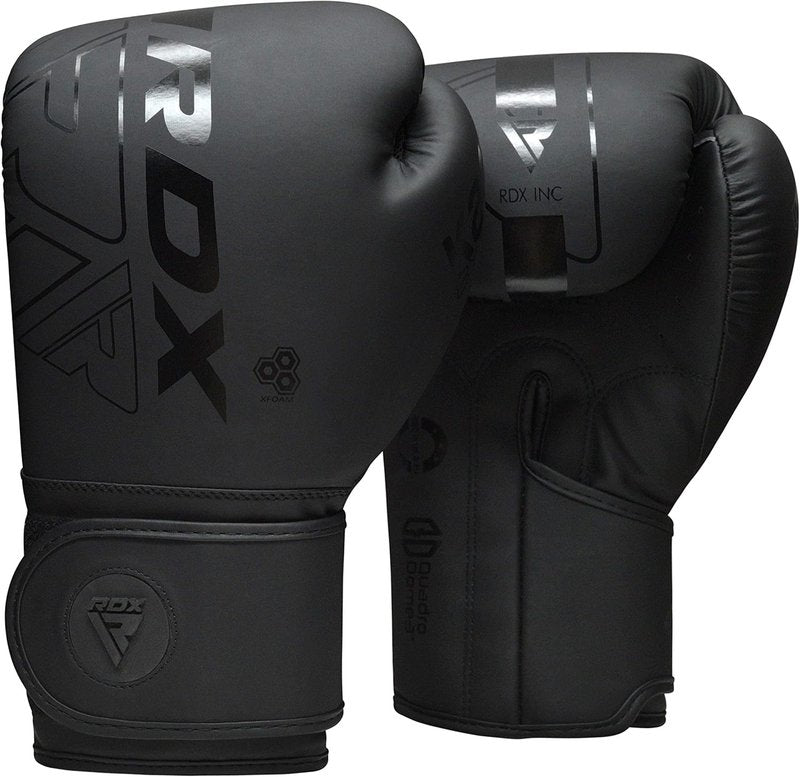 RDX Boxing Gloves - Pro Training Sparring MMA Kickboxing | Maya Hide Leather, Ventilated Palm, 8-18 Oz Sizes