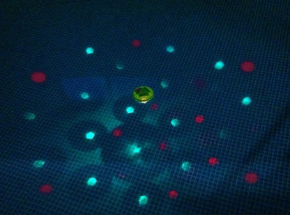 Underwater Light Show, Floating Disco Ball Lights up Your Pool