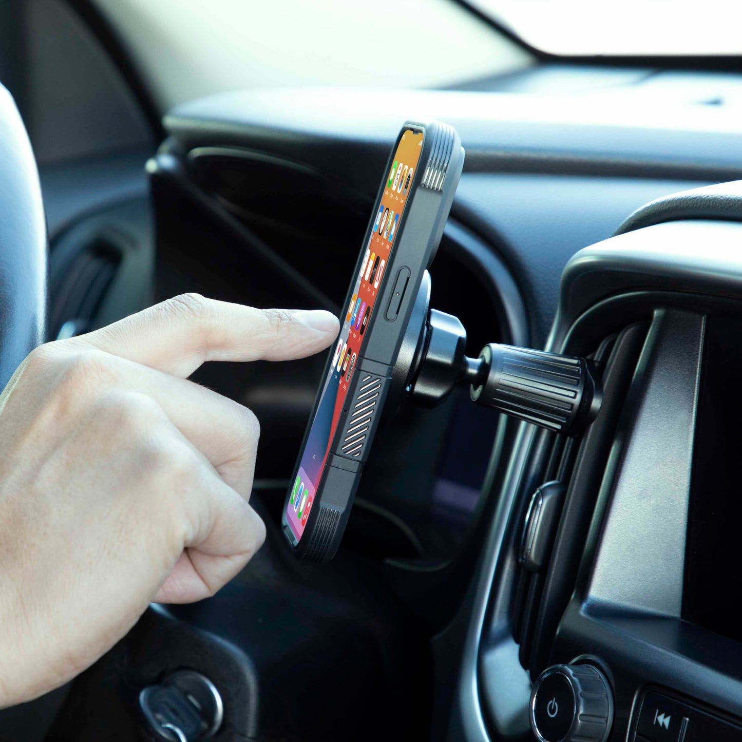 ARKON Mounts Car Vent Phone Mount | 20 Powerful Magnets | Quick 360° Rotation | Stable Vent Mount | Magnetic Phone Holder for Car | Compatible with iPhone, Galaxy, Note, Pixel, & More