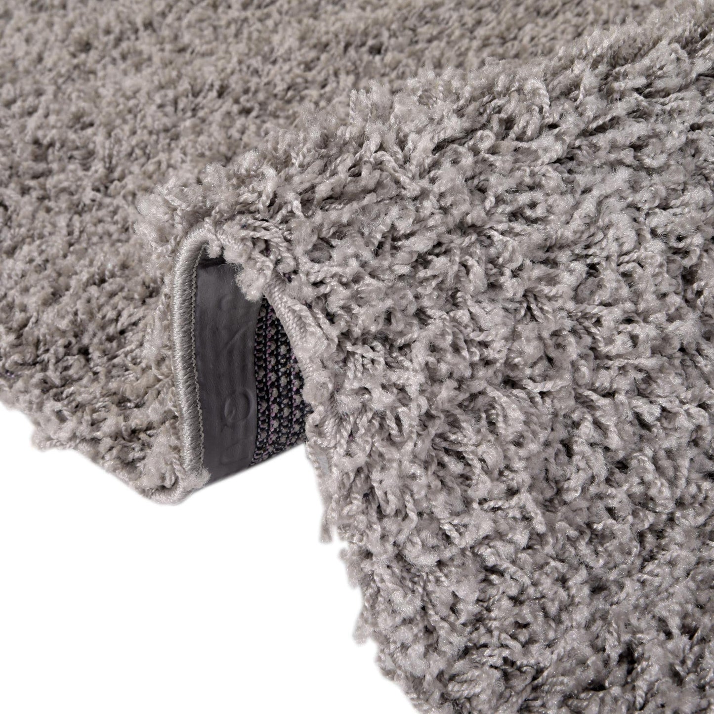 Rugs.com - Solid Shag Rug – 2' x 3' 1 Cloud Gray Shag Rug – Plush Accent for Nurseries, Playrooms, and Bedrooms