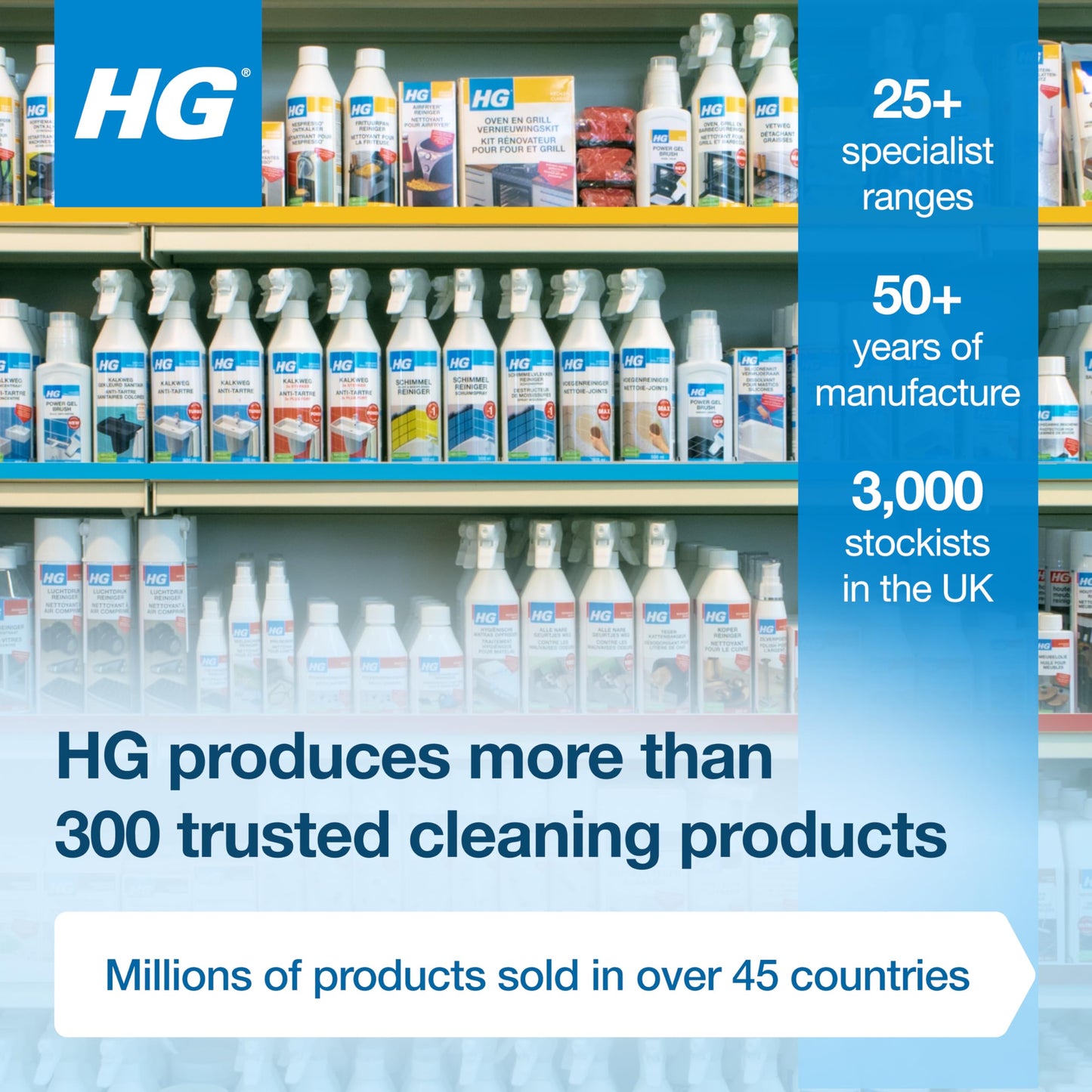 HG Hob Cleaner Spray, Induction, Ceramic & Gas Hob Shine & Degreaser – 500ml