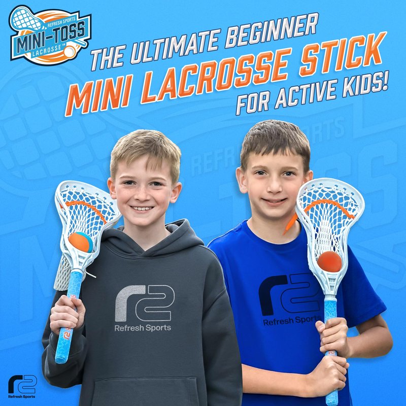 Mini Toss Lacrosse Sticks - Pool Games & Outdoor Beach Lacrosse Gifts - Best Beach Toys for Kids All Ages & Gifts for Teen Boys Ages 3 4 5 6 7 8 9 10 11 12 + Year Old Boys Toys Gift Ideas 2026