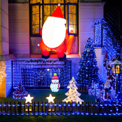 JMEXSUSS 2 Pack Blue Fairy Lights Battery Operated, Total 200 LED 66ft Blue String Lights Waterproof with Remote Timer, Blue Christmas Lights Indoor Decor for Bedroom Wedding Party Decor