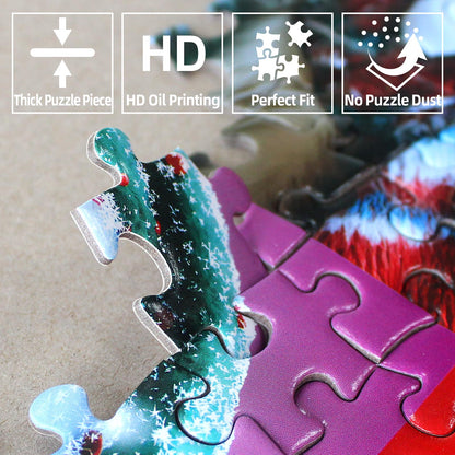 1000 Piece Puzzles for Adults Clearance, Ancient Castle Ghost Magic Tree for Adults, Hard Challenge Art Jigsaw Puzzles, for Gifts Birthday Party Games Family, 27.5 * 19.7 inch Dust Free Puzzle