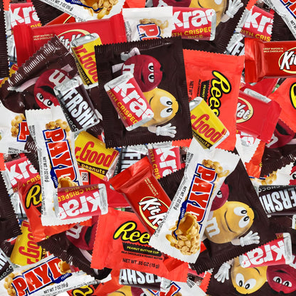 Assorted Chocolate Candy Mix - Individually Wrapped Milk, Dark, and White Chocolates - 2lb Bulk Variety Pack for Snacking, Sharing, and Gifting - Ideal for Home, Office, and Events