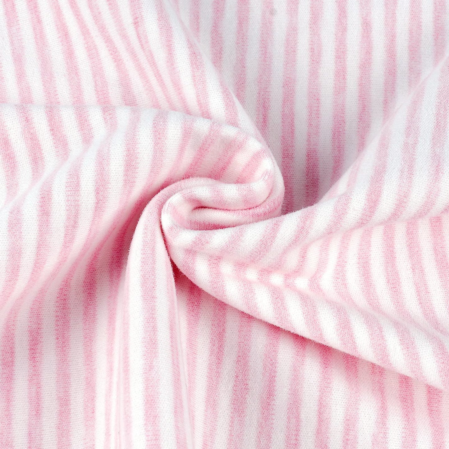 Zenssia Organic Cotton Toddler Pillowcase/Travel Pillowcase Pack of 2 Set 13x18 Inches with Envelope Closure - Soft & Breathable Baby Pillow Case Cover Pink Stripe