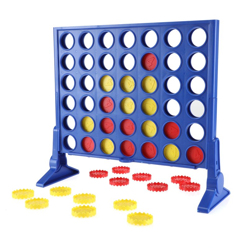 Hasbro Gaming Connect 4 Classic Grid, 4 in a Row Game, Strategy Board Games for Kids, 2 Players for Family and Kids, Easter Gifts for Boys and Girls, Ages 6+