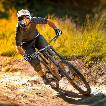 Azarxis Skeleton Gloves Reflective for Men Women, Skull Gloves Glow in The Dark Anti Slip for Cycling Motocycling Halloween Cosplay Party Thanksgiving Christmas (Green - Glow in The Dark, Medium)