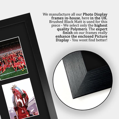 HWC Trading Liverpool 2025 Champions Gift Premier League Season 24-25 Winners Printed Memorabilia Signed Autograph Photograph Display for Football Fans and Supporters - A3 Framed