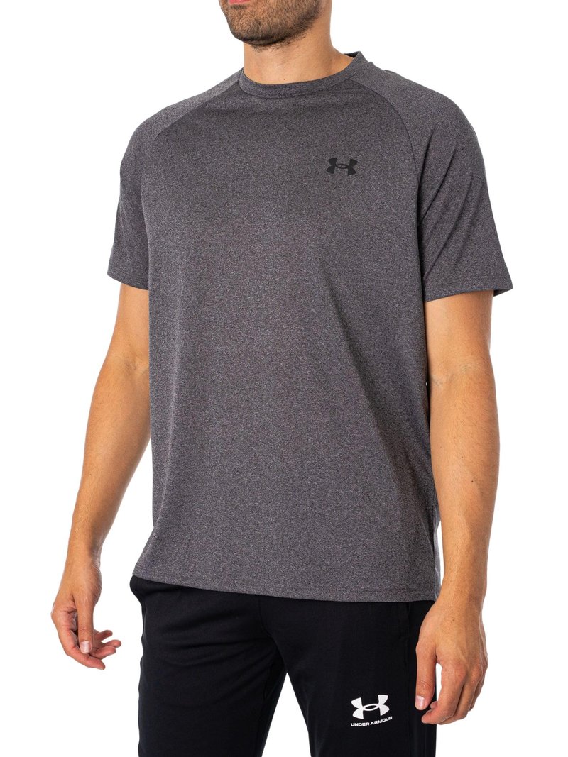 Under Armour Men's Tech 2.0 Short-Sleeve T-Shirt , Carbon Heather (090)/Black, X-Large Tall
