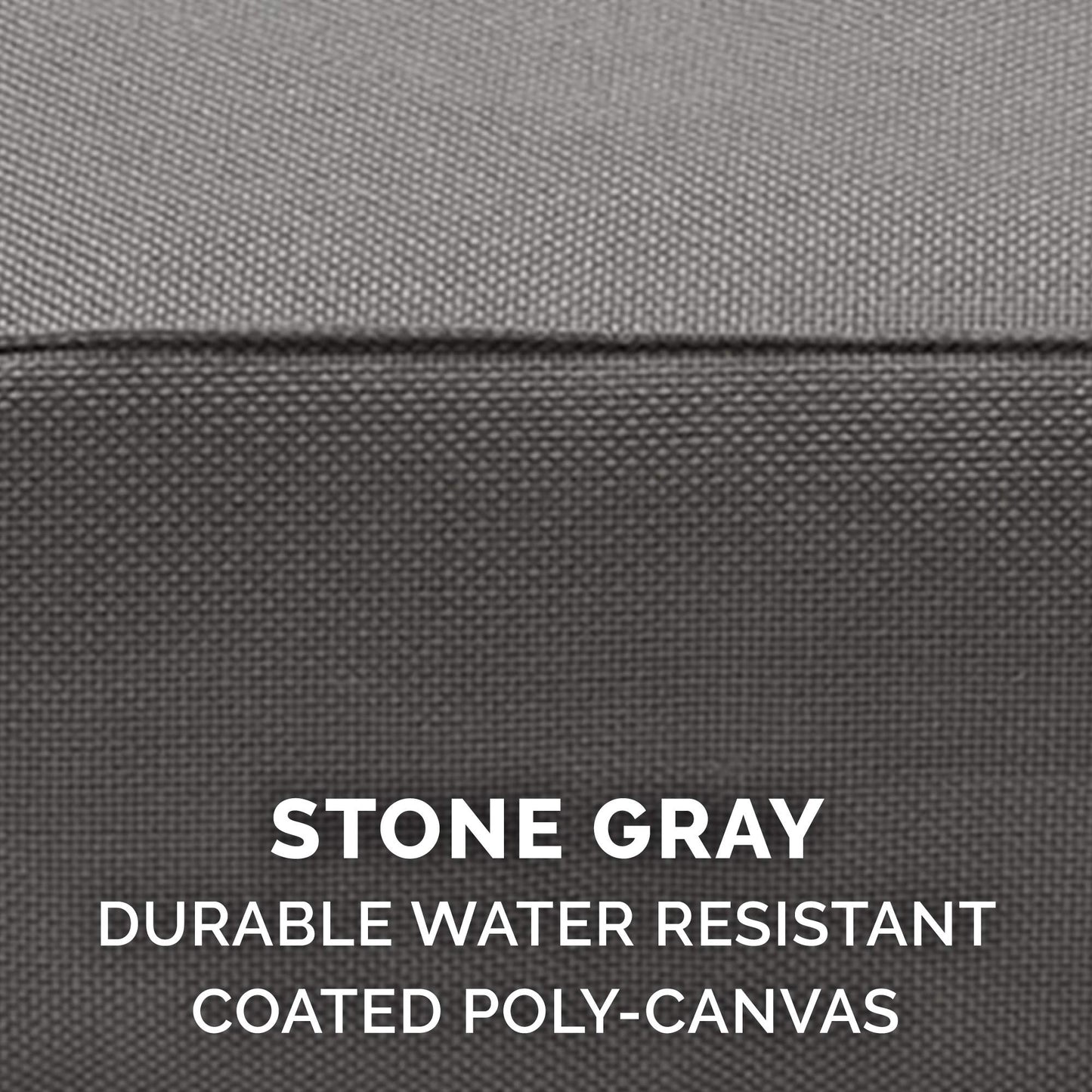 FurHaven Replacement Dog Bed Cover Water-Resistant Indoor/Outdoor Logo Print Oxford Polycanvas Mattress, Washable - Stone Gray, Large