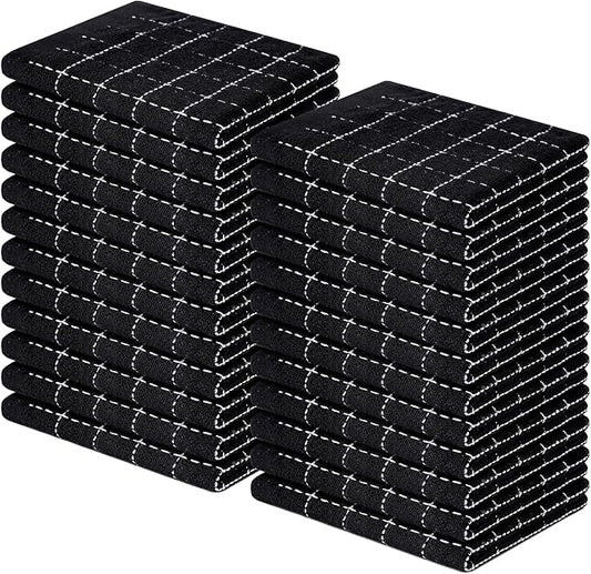Homaxy 100% Cotton Terry Kitchen Dish Cloths, Ultra Soft and Absorbent Dish