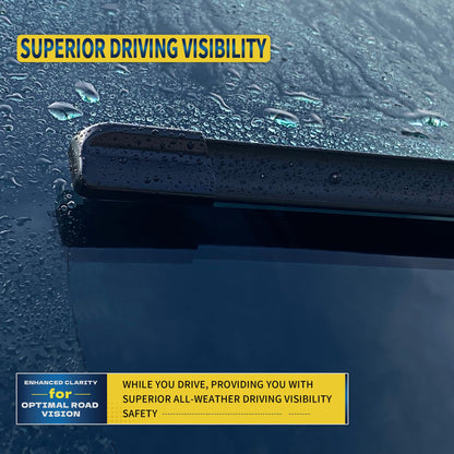 JINGOU 15" + 15" Front Windshield Wiper Blades Compatible with 2007-2017 Jeep Wrangler OEM QUALITY Premium All-Season Automotive Replacement Wipers(Pack of 2)